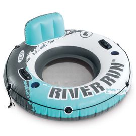 Надувной круг-кресло INTEX River run с ручками, Д 135 см, до 100 кг