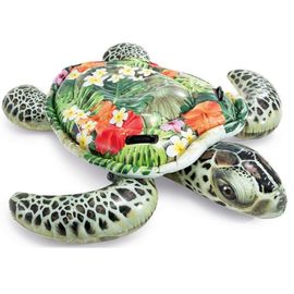 Надувной матрас-плот INTEX Морская черепаха с ручками, 191 х 170 см
