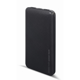 Внешний аккумулятор GEMBIRD, PB10-02, LED, Black, 10000mAh