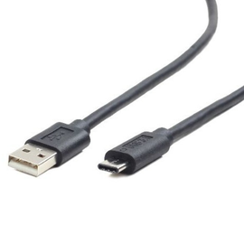 Cablu GEMBIRD, Cablexpert, USB2.0 to Type-C, 1.8 m, Black