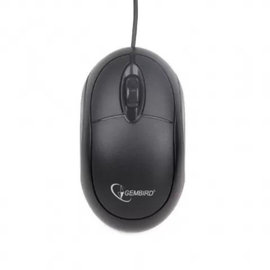 Mouse GEMBIRD MUS-U-01, 1000dpi, USB, Black