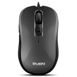 Mouse SVEN, RX-520S, Optical Mouse, Antistress Silent 3200 dpi, USB, Gray