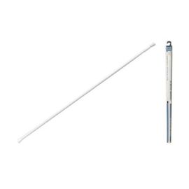 Tija pentru perdea Tendance, glisanta, alba, aluminiu, 110-200cm