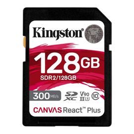 ​Карта памяти Kingston Canvas React Plus, 128 ГБ, UHS-II U3 (V90)
