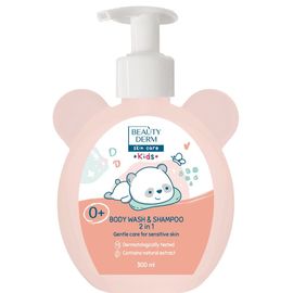 Гель-шампунь 2 в 1 BEAUTYDERM Kids для новорожденных,300 мл