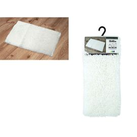 Covoras pentru baie Tendance alb, microfibra, 50x80cm