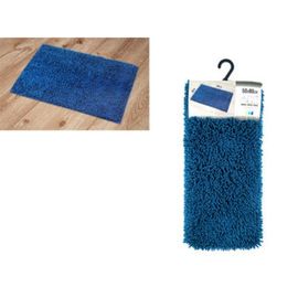 Covoras pentru baie Tendance, albastru, microfibra, 50x80cm