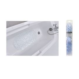 Covoras de baie Tendance Bubbles, oval, transparent, PVC, 36x69cm