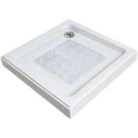 Covoras pentru dus Tendance Bubbles, transparent, PVC, 50x50cm