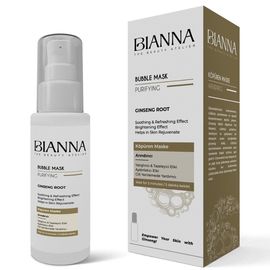Masca cu micro bule BIANNA Radacina de Ginseng, 75 ml