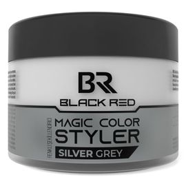Крем воск для волос BLACKRED цветной Silver, 100 мл