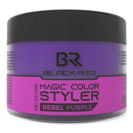 Крем воск для волос BLACKRED цветной Rebel Purple, 100 мл