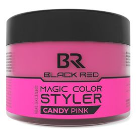 Крем воск для волос BLACKRED цветной Candy Pink, 100 мл