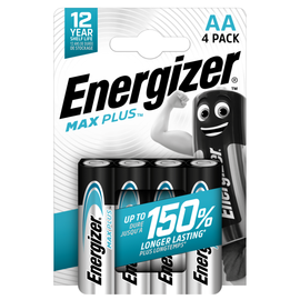 Baterii ENERGIZER Max Plus Alcaline AA, 4 buc