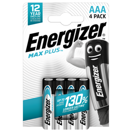 Baterii ENERGIZER Max Plus Alcaline AAA, 4 buc