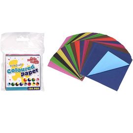 Set de hartie colorata Art&Craft, 156 foi, 7.5 х 7.5 cm