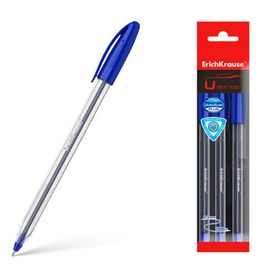 Набор ручек шариковых ERICHKRAUSE Ultra Glide Technology, 3 шт, синий