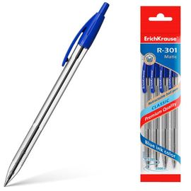 Набор ручек-автомат шариковых ERICHKRAUSE Classic, 4 шт, синий