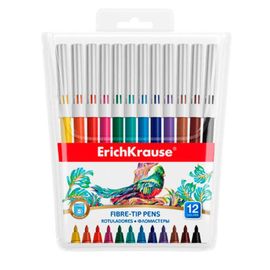 Набор фломастеров ERICHKRAUSE Washable, 12 цветов