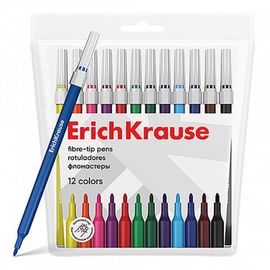 Фломастеры ERICHKRAUSE Light, 12 цветов
