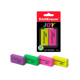 Набор ластиков ERICHKRAUSE JOY, блистер, 2 шт