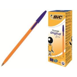 Pix cu bila BIC Orange Fine(1/20), albastru