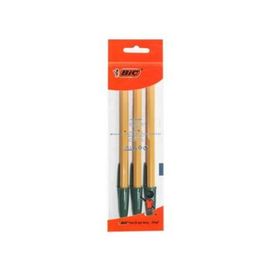 Набор ручек шариковых BIC Orange Fine, зеленые, 3 шт