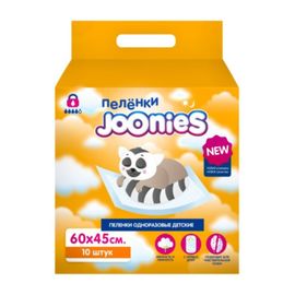 Пеленки JOONIES одноразовые, 45x60 см, 10 шт