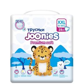 Подгузники-трусики JOONIES Premium Soft, XXL (15-20 кг), 28 шт
