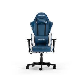 Игровое кресло DXRACER Gaming/Office Chair GLADIATOR-23-L-BW-X1, Blue/White, 150кг / 180-200см