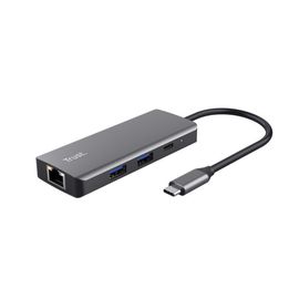 Мульти адаптер TRUST Dalyx 6-in-1 USB-C