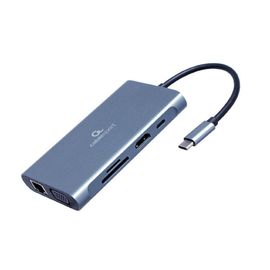 Мульти адаптер GEMBIRD A-CM-COMBO7-01, USB Type-C 7-in-1