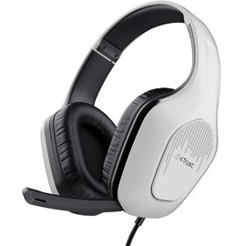 Casti TRUST Gaming GXT 415W ZIROX Lightweight, alb