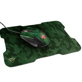 Набор TRUST Gaming GXT 781 Rixa Camo мышь и коврик, камуфляж