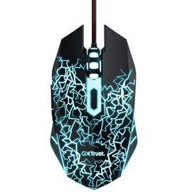 Игровая мышь TRUST GXT105X IZZA LED multicolor, черный