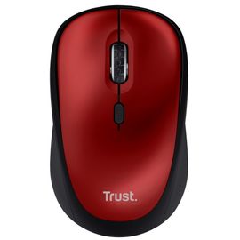 Mouse fara fir TRUST Yvi + Eco Silent, rosu