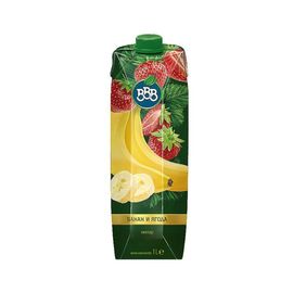 Нектар BBB Банан и клубника 1 л