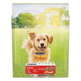 Hrana uscata pentru caini FRISKIES ACTIVE Dog (vita), 2.4 kg