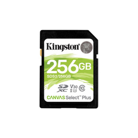 Карты памяти SD KINGSTON Canvas Select Plus, Class10, UHS-I, U1, (V10), 256GB