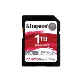 Карта памяти SD KINGSTON Canvas React Plus, Ultimate, Class10, UHS-II, U3, (V60), 1.0 TB