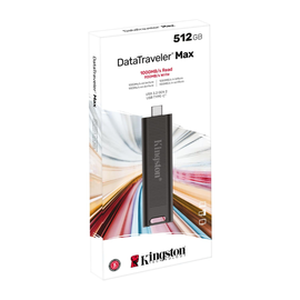 Stick KINGSTON DataTraveler Max, USB-C3.2, negru, 512GB
