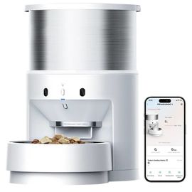 Dispenser inteligent de alimentati PETKIT Fresh Element Infinity, 5 L, alb
