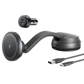Suport Auto ANKER 613 Magnetic Wireless Charger MagGo, negru