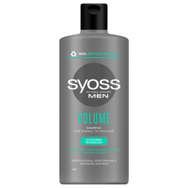 Sampon SYOSS Men Volume, pentru par normal sau subtire, 440 ml