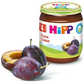 4253 Пюре HIPP Слива, с 4 месяцев, 125 г