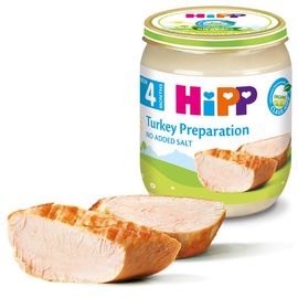 6000 Мясное пюре HIPP из индейки, с 4 месяцев, 125 г