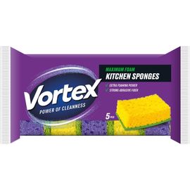 Burete de bucatarie VORTEX, poros, 5buc