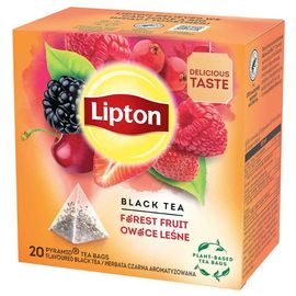 Черный чай LIPTON Ягоды, 20 пакетиков