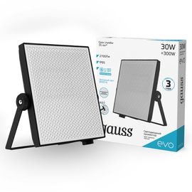 Projector LED GAUSS EVO 30W, 6500K, 2700lm, IP65, IK07, negru, 1, 30