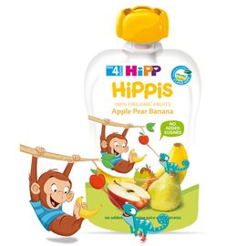 Piure HiPP HiPPiS Mar, para, banana, de la 4 luni, 100 g